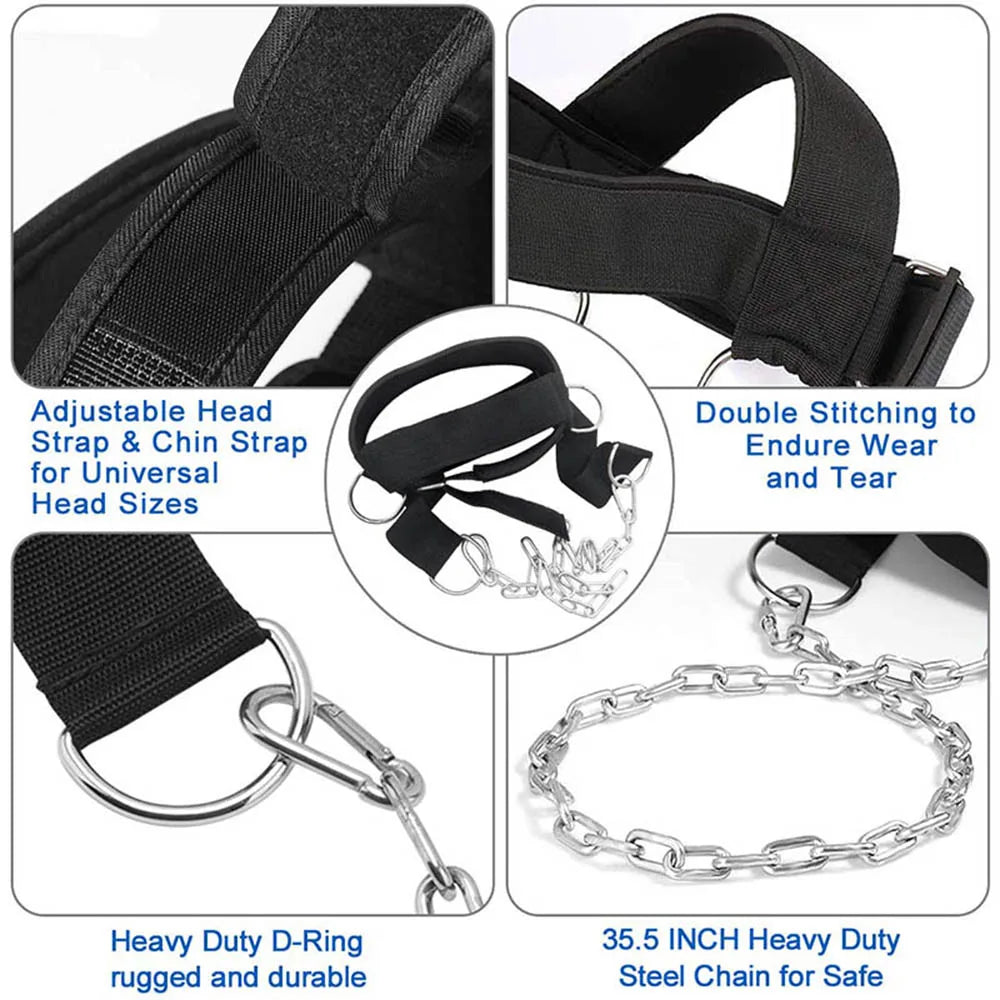 Adjustable Head Harness for Neck Power Training