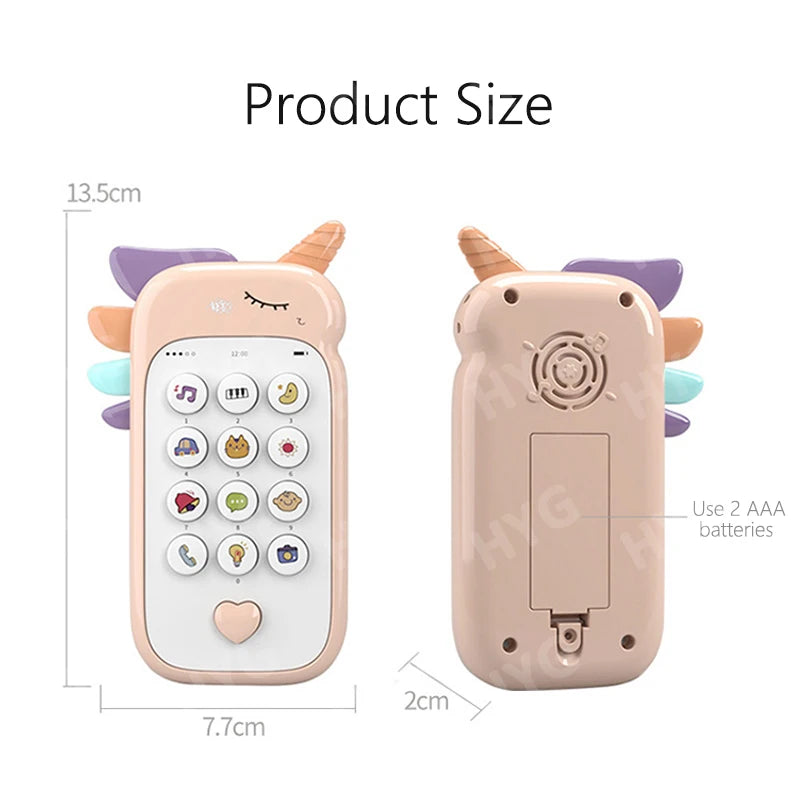 Cute Baby Phone: Educational Musical Toy