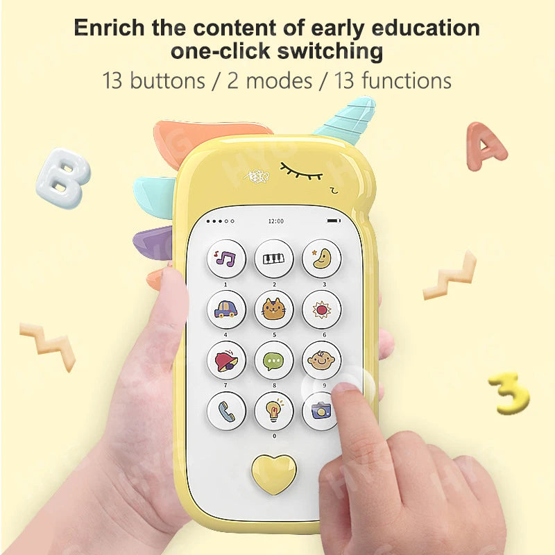 Cute Baby Phone: Educational Musical Toy