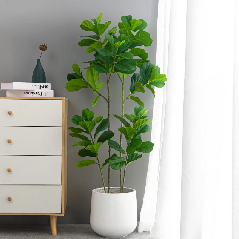 Large Artificial Tropical Ficus Tree for Home Decor