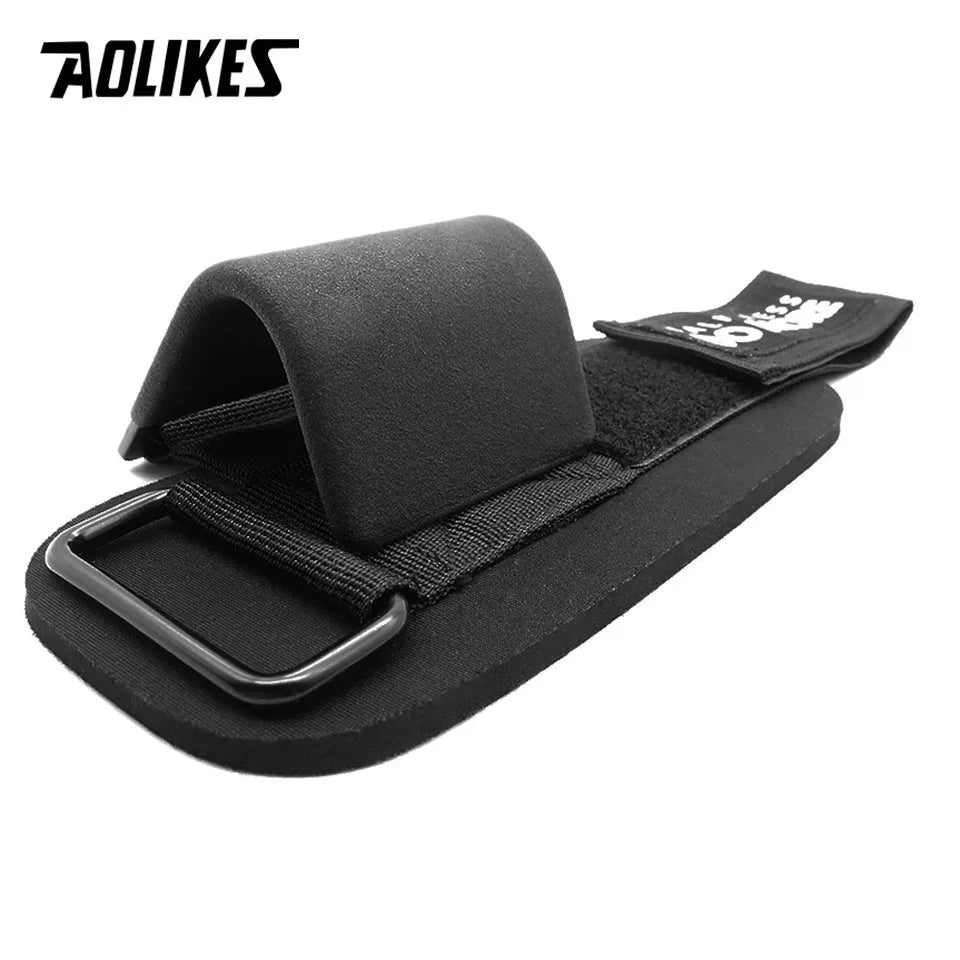 AOLIKES Weight Lifting Hook Grips with Wrist Wraps