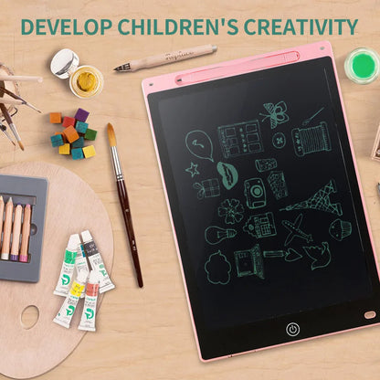 12-inch LCD Writing Tablet - Kids' Brain Game & Gift