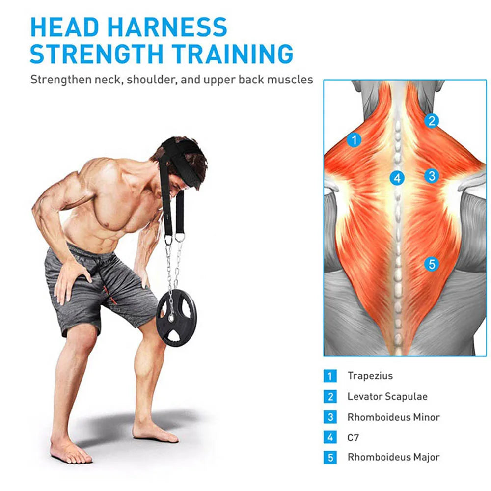 Adjustable Head Harness for Neck Power Training