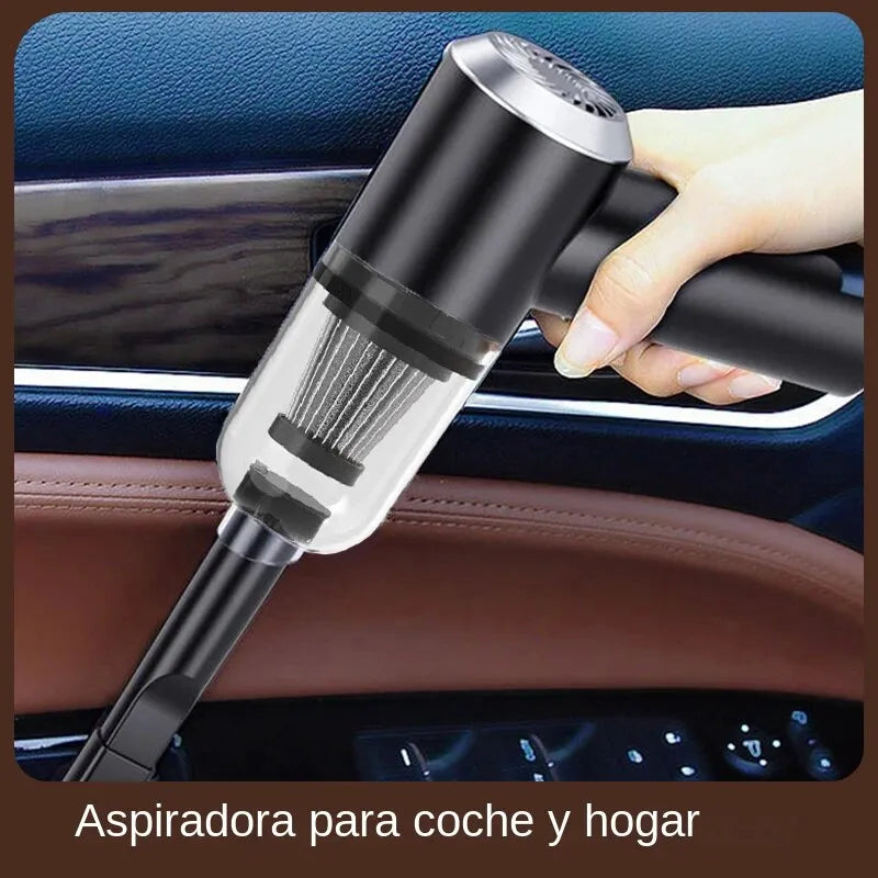 9000Pa USB Car Vacuum - Portable, Wet/Dry, 1200mAh