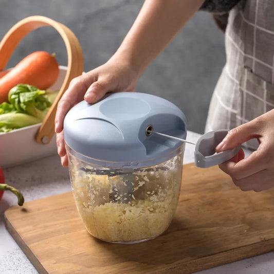 Manual Garlic Press & Vegetable Chopper