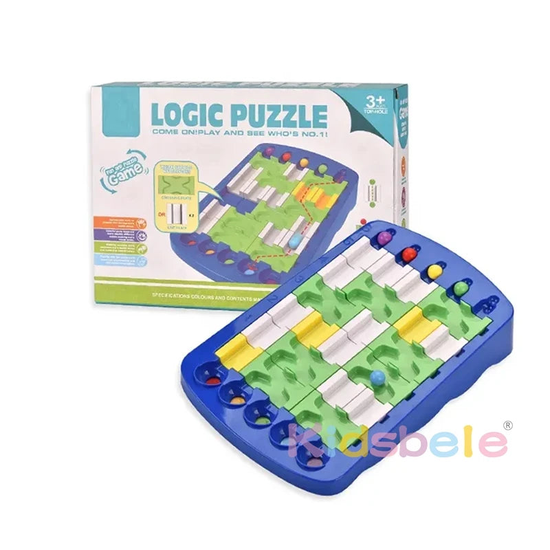 Logical Maze Puzzle Board Game for Kids and Adults