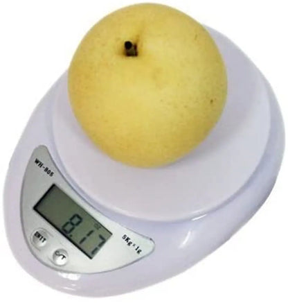 Portable LED Digital Kitchen Scale - 5kg/1g