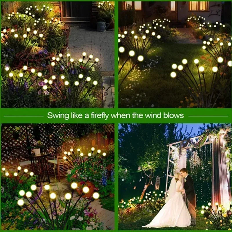 Solar Firefly Lights - 6/8/10 LEDs