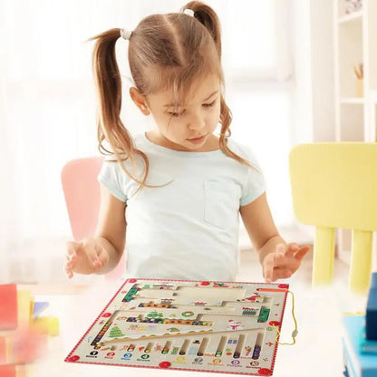 Montessori Color Matching Puzzle Board for 3-Year-Olds