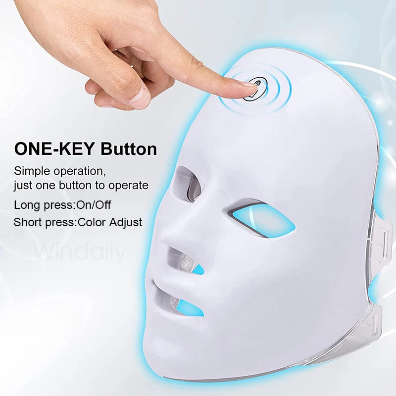 Wireless 7-Color LED Face Mask