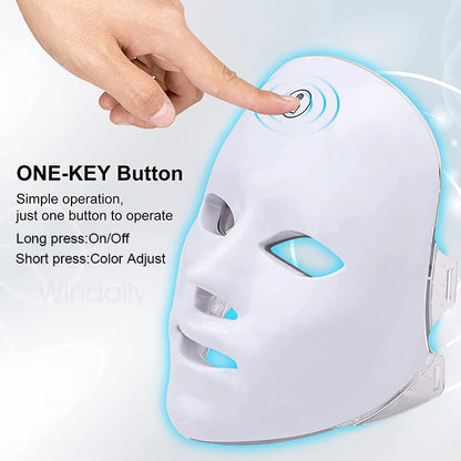 Wireless 7-Color LED Face Mask