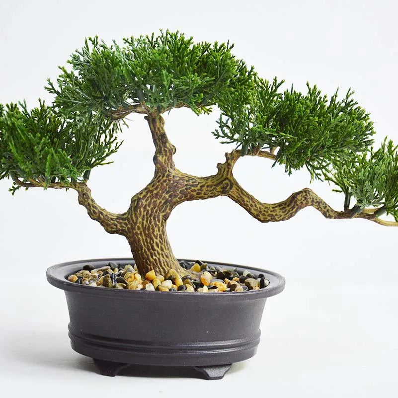 Artificial Pine Needles Bonsai for Home Decor