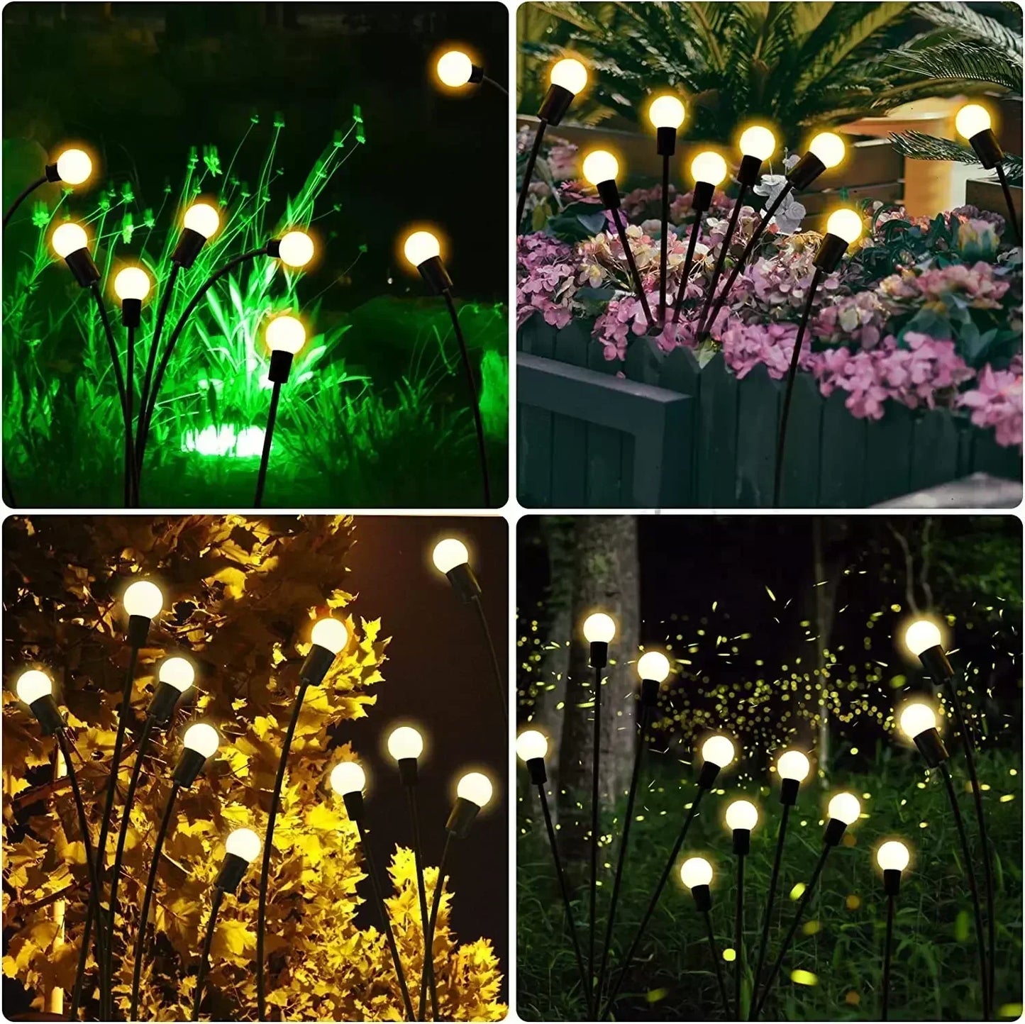 Solar Firefly Lights - 6/8/10 LEDs