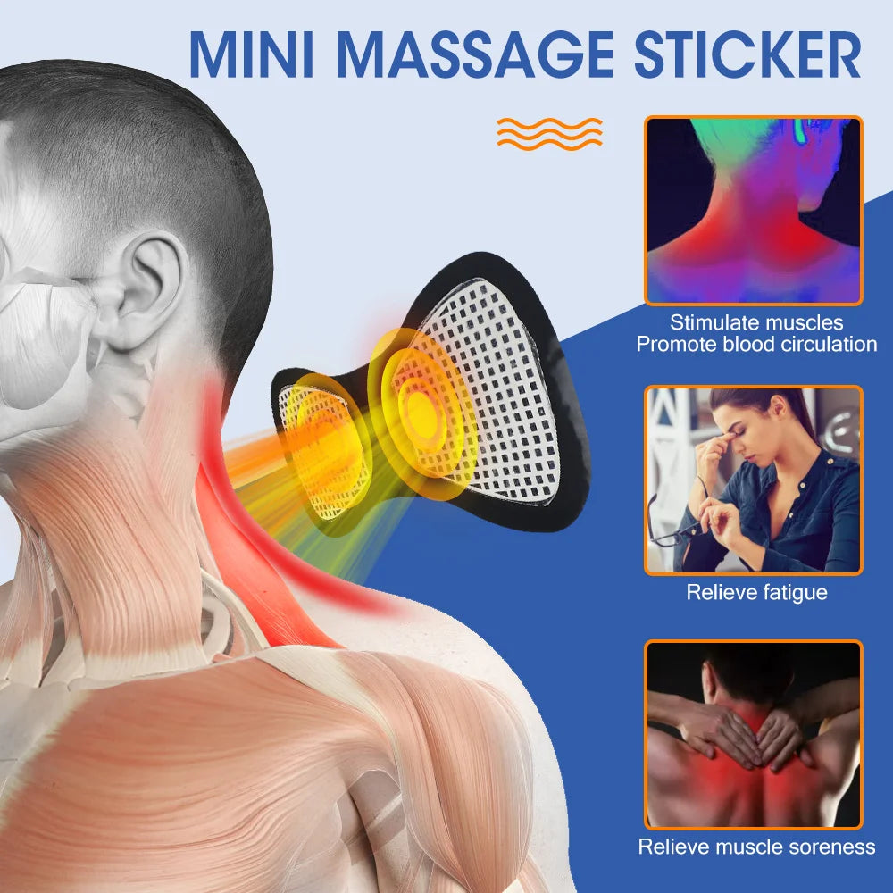 SHOP - Portable Mini Electric Neck Massager with 8 Modes - Housebia