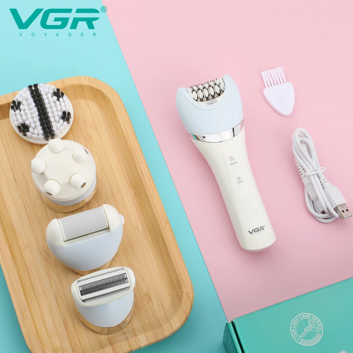 VGR Rechargeable Epilator for Women