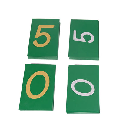 Montessori Sand Number Board for Children's Learning