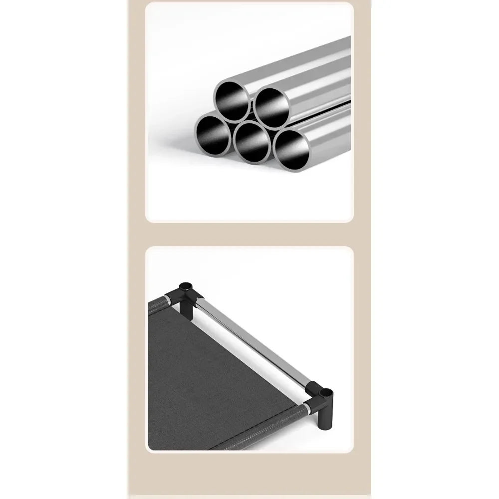 Black Metal Shoe Rack for Space-Saving Shoe Storage