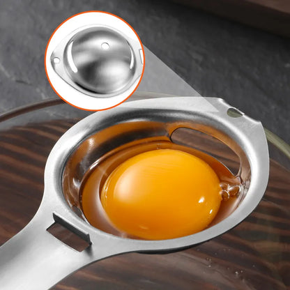 Stainless Steel Long Handle Egg Yolk Separator