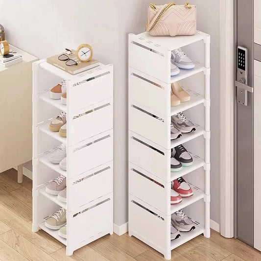 Space-Saving Shoe Rack Organizer for Wall or Corner