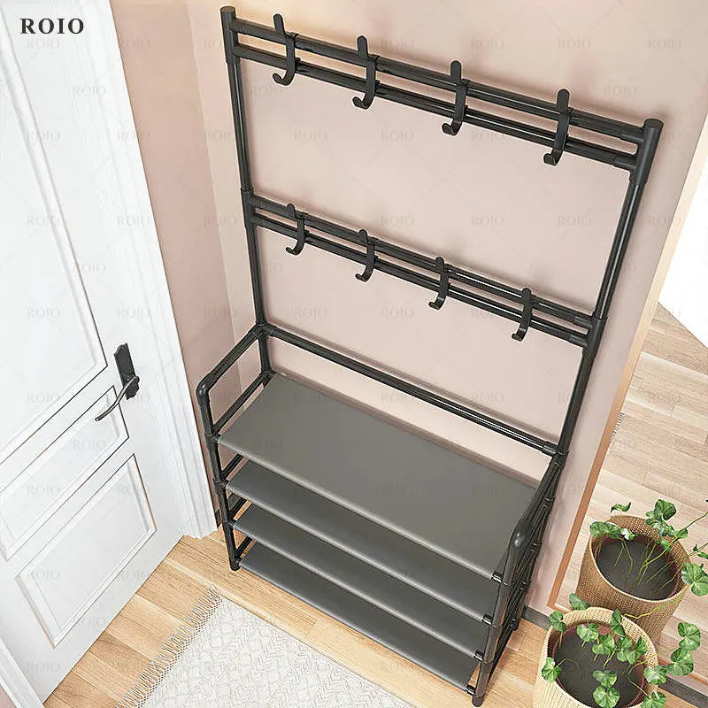 Multi-Layer Shoe and Clothes Rack Organizer