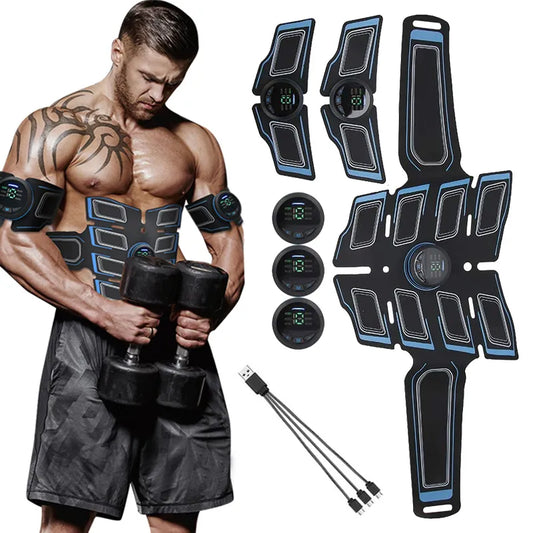 USB Rechargeable EMS 8-Pad Abs Trainer