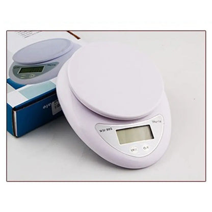 Portable LED Digital Kitchen Scale - 5kg/1g