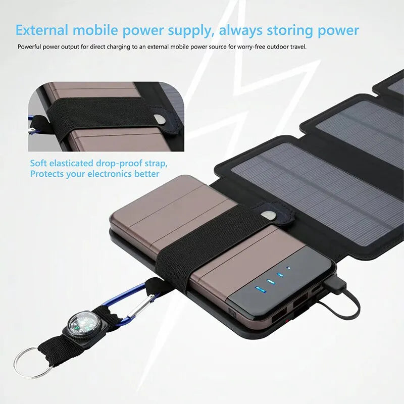 Foldable Solar Charging Panel for High-Power Camping