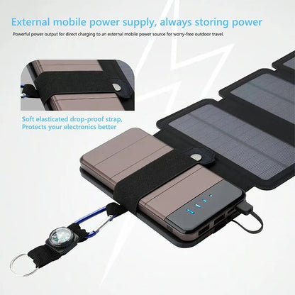 Foldable Solar Charging Panel for High-Power Camping