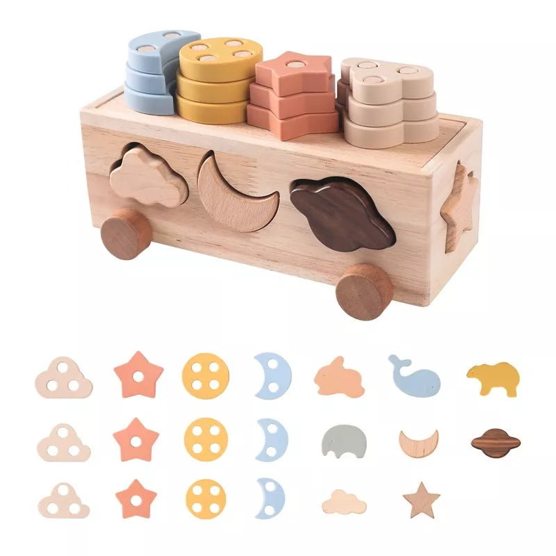 Montessori Wooden Blocks: Educational Toy