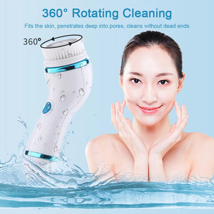 4-in-1 Electric Facial Cleansing Brush