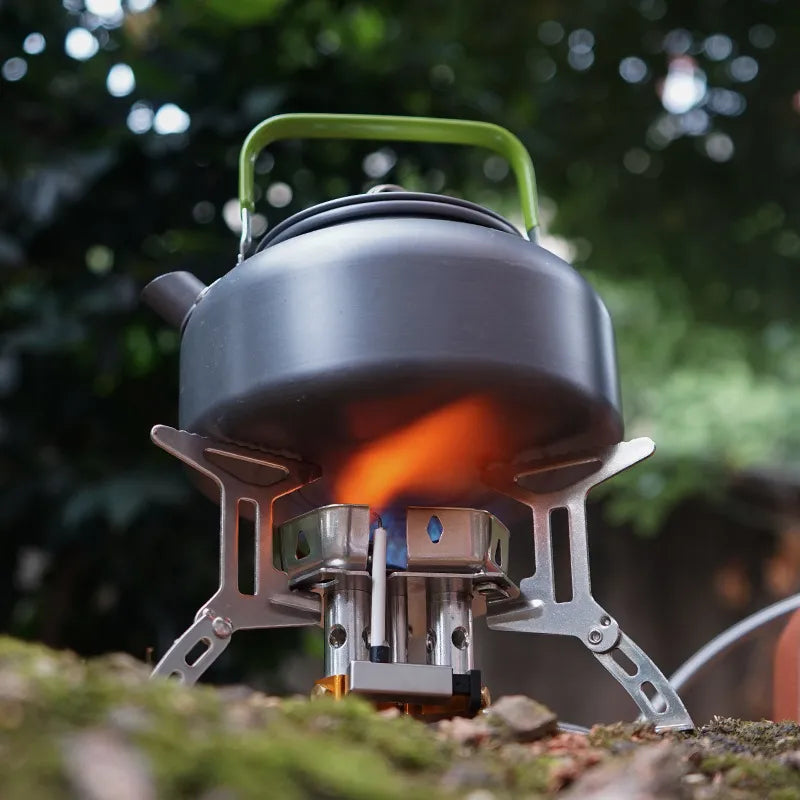 New Outdoor Three-Head Windproof Gas Stove