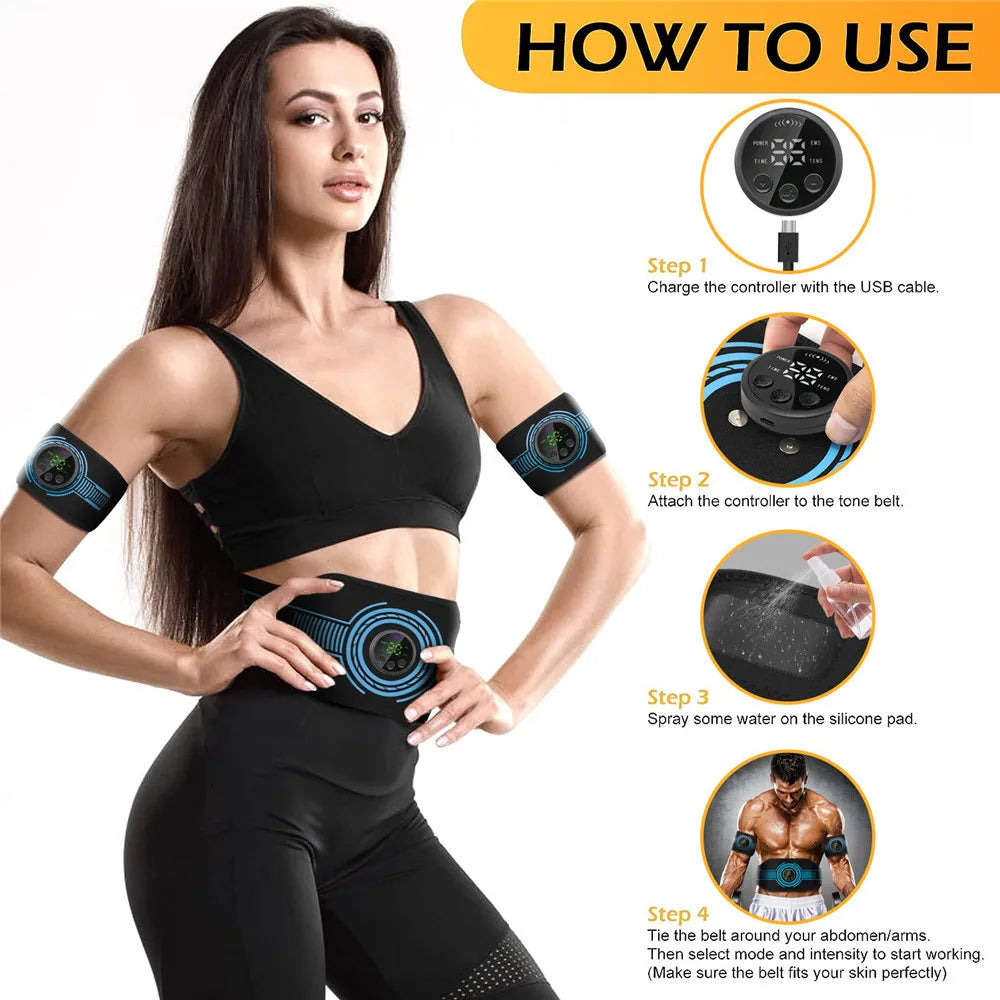 EMS Abdominal Muscle Toning Belt