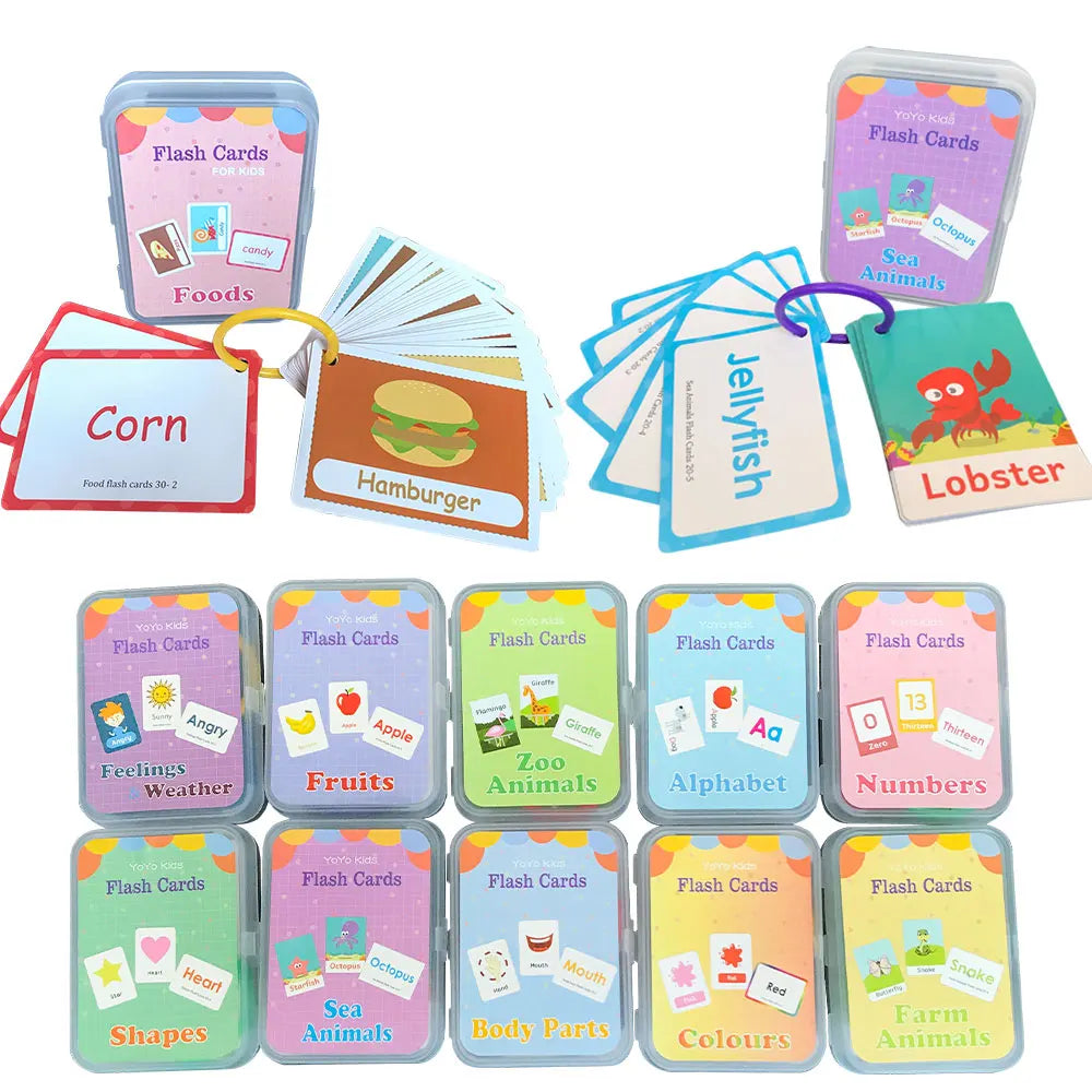 English Learning Flashcards for Kids 3-6 Years