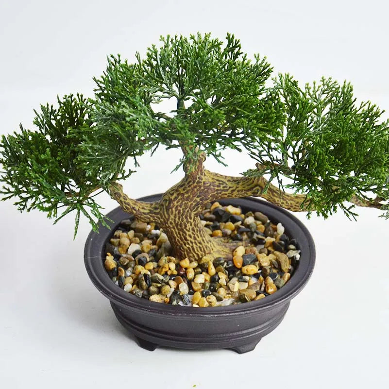 Artificial Pine Needles Bonsai for Home Decor