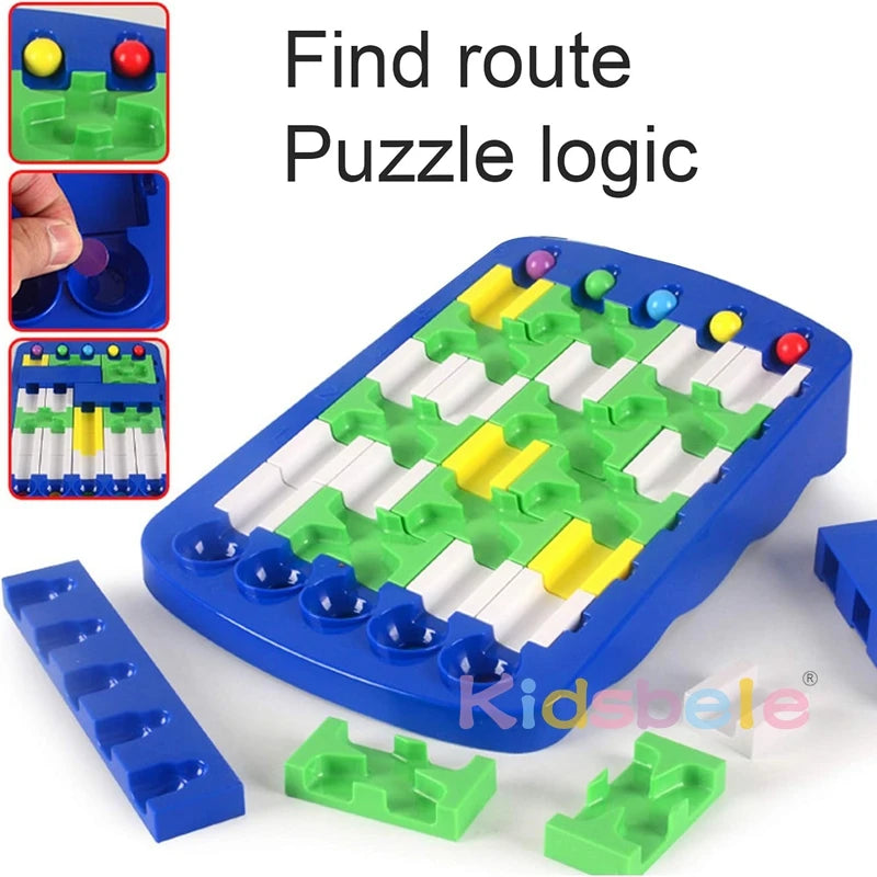 Logical Maze Puzzle Board Game for Kids and Adults