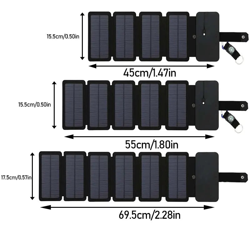 Foldable Solar Charging Panel for High-Power Camping