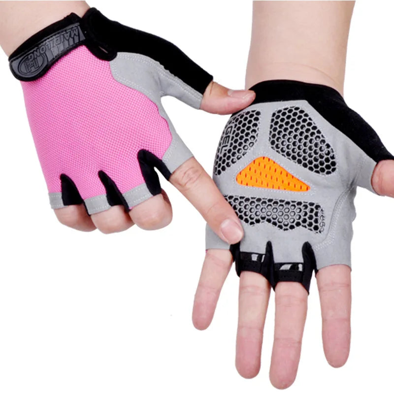 Dumbbell Fitness Gloves: Non-Slip Half Finger