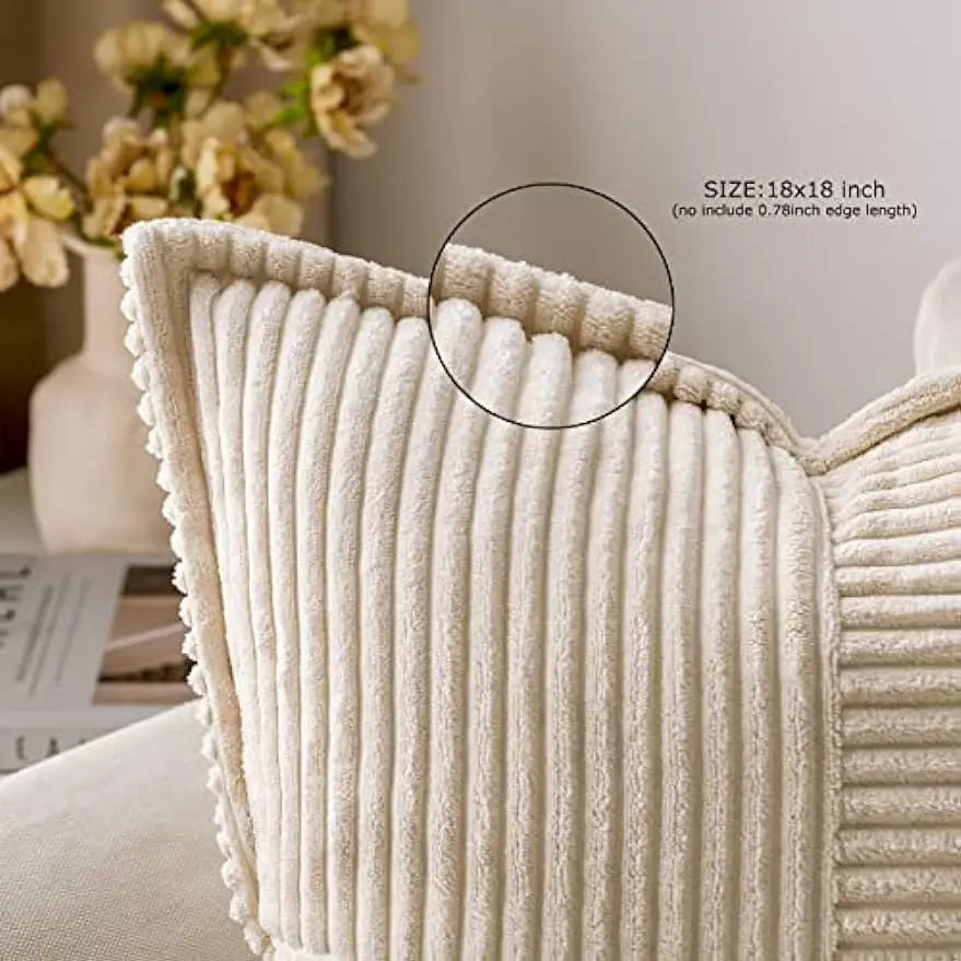 Boho Striped Pillow Covers for Sofa and Bed