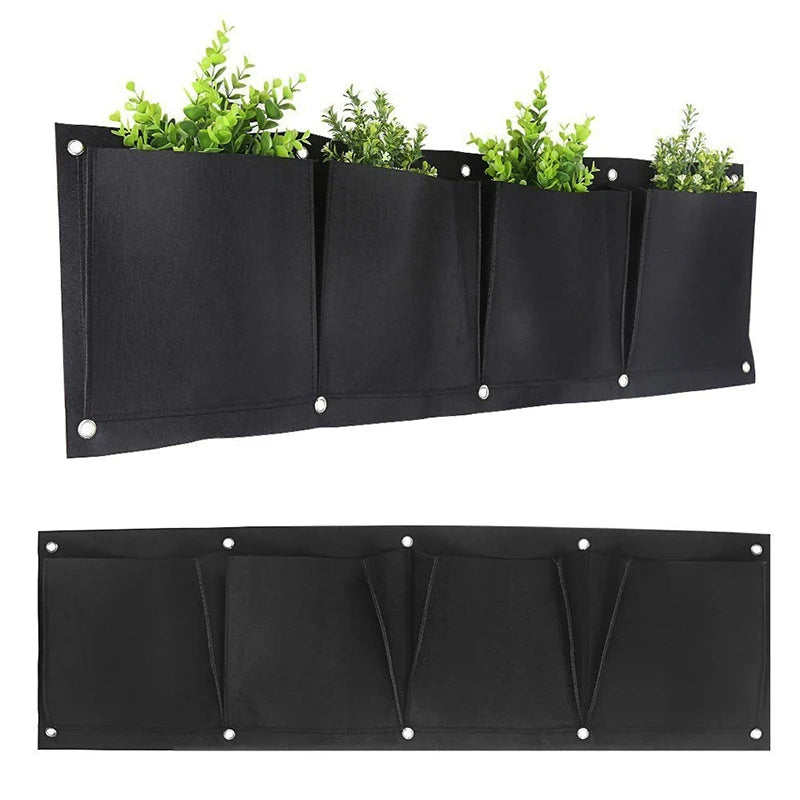 Vertical Garden Wall Hanging Planting Bags - 36/72 Pockets