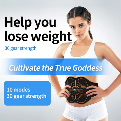 USB Rechargeable EMS Abdominal Muscle Trainer