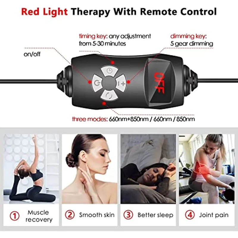 Red Light Therapy for Pain Relief and Skin Care