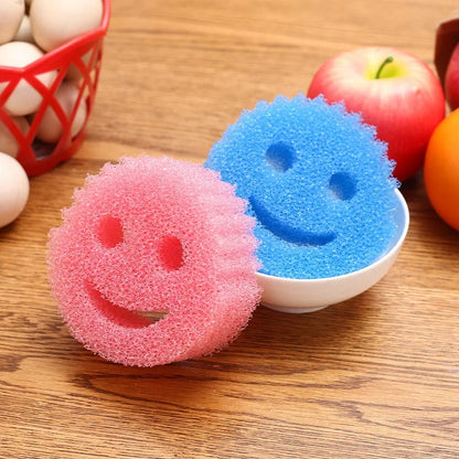 4pcs/set Magic Loofah Scrub Sponges for Household Cleaning