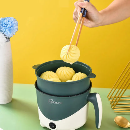 Mini Electric Hot Pot & Rice Cooker for 1-2 People