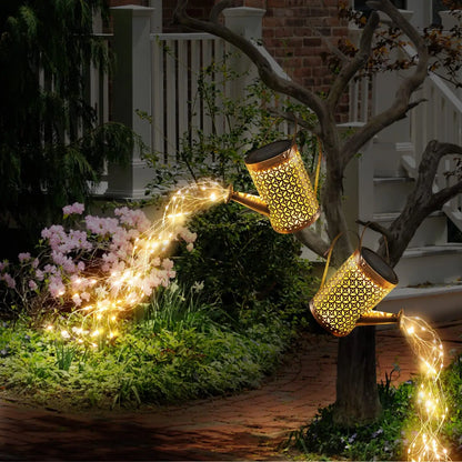 Solar Watering Can Cascading Light