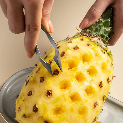 Pineapple Eye Peeler & Corer: Stainless Steel Gadget