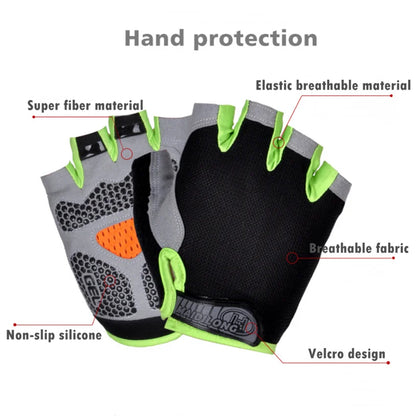 Dumbbell Fitness Gloves: Non-Slip Half Finger