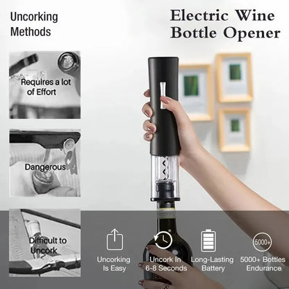 Electric Wine Opener with Foil Cutter