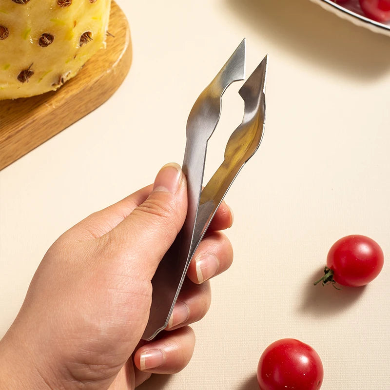 Pineapple Eye Peeler & Corer: Stainless Steel Gadget