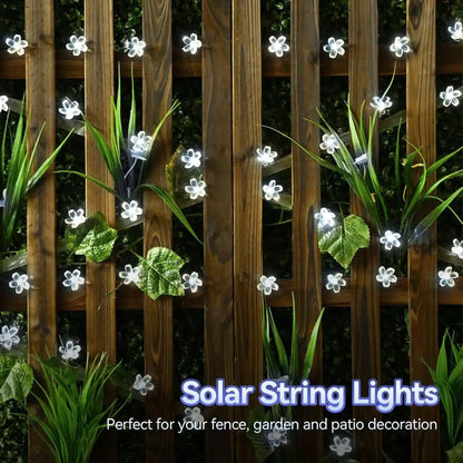 Solar String Flower Lights - 20/30/50/100 LEDs