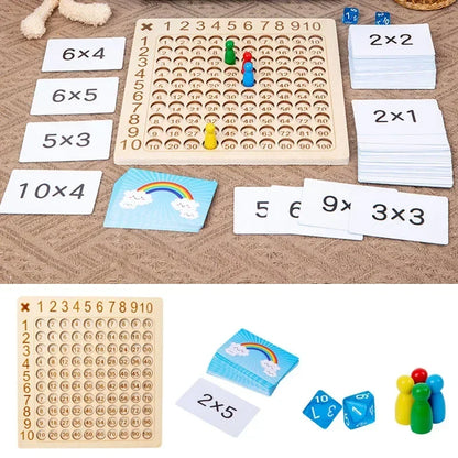 Montessori Multiplication Board Game for Kids